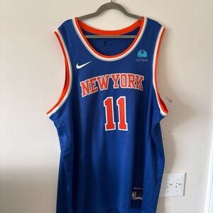 NBA Blue and Orange New York Jersey
